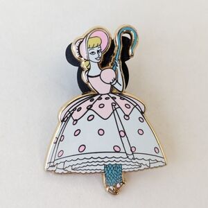 2009 Authentic Disney Pixar Pin Trading Toy Story Bo Peep w. Original Stopper